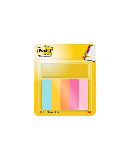 SEGNAPAGINA Post-it® 670-5JA-EU 250FG in 5COLORI INDEX 12,7x44mm in CARTA