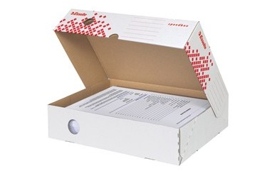 Scatola archivio SPEEDBOX dorso 80mm 35x25x8cm apertura totale ESSELTE