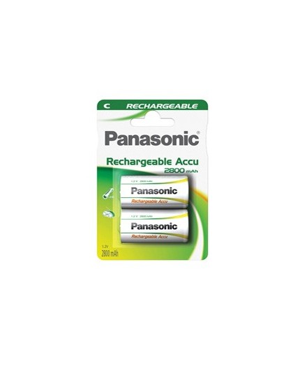 BLISTER 2 mezze torce ricaricabili READY TO USE C PANASONIC
