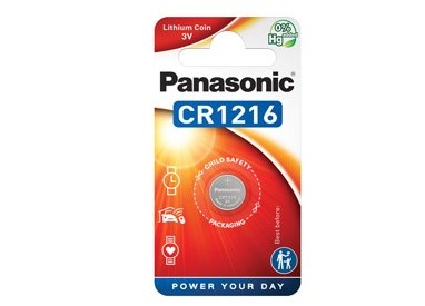 BLISTER Micropila litio CR1216 PANASONIC