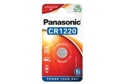 BLISTER Micropila litio CR1220 PANASONIC
