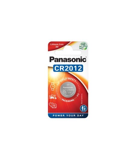BLISTER Micropila litio CR2012 PANASONIC