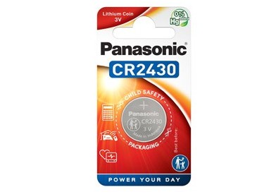 BLISTER Micropila litio CR2430 PANASONIC