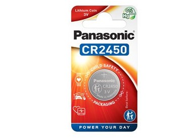 BLISTER Micropila litio CR2450 PANASONIC