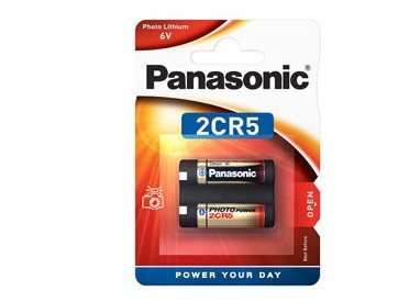 BLISTER Micropila Photo litio 2CR5 PANASONIC
