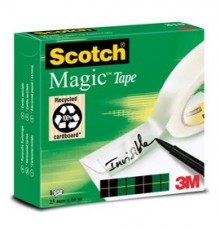 NASTRO ADESIVO Scotch® Magic™ 810-2566 25mmX66mt INVISIBILE PERMANENTE