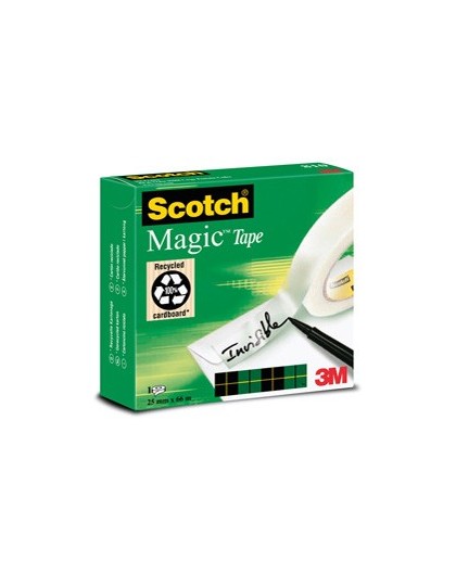 NASTRO ADESIVO Scotch® Magic™ 810-2566 25mmX66mt INVISIBILE PERMANENTE