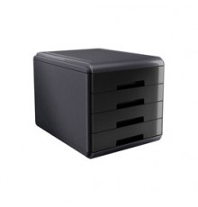 Cassettiera 4 cassetti 45mm MyDesk nero ARDA