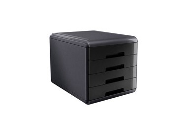 Cassettiera 4 cassetti 45mm MyDesk nero ARDA