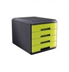 Cassettiera 4 cassetti 45mm MyDesk verde ARDA