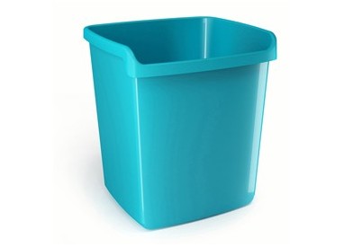 Cestino gettacarte 15lt MyDesk turchese ARDA
