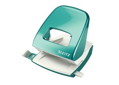 Perforatore 2 fori 5008 WOW acqua marina metal max 30fg LEITZ