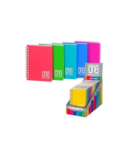 MICROQUADERNO SPIRALATO PPL 8x12cm A7 80fg+1 80gr 1rigo ONE COLOR BLASETTI