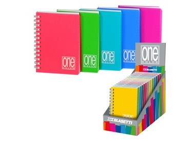 MICROQUADERNO SPIRALATO PPL 8x12cm A7 80fg+1 80gr 1rigo ONE COLOR BLASETTI