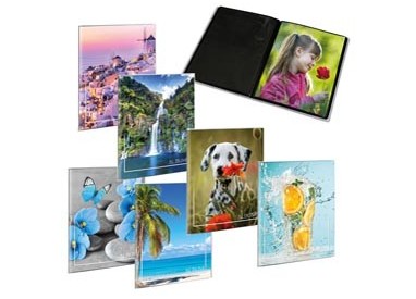 ALBUM FOTO SALDATO 17x21cm fino a 24 FOTO 14,5x20cm assortiti LEBEZ