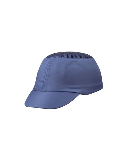 CASCHETTO ANTI-URTO BLU tipo baseball COLTAN
