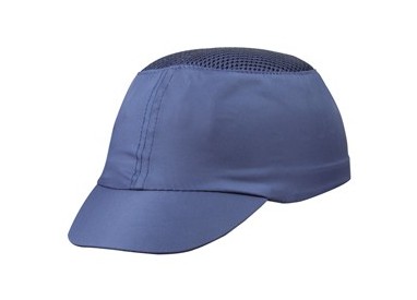 CASCHETTO ANTI-URTO BLU tipo baseball COLTAN