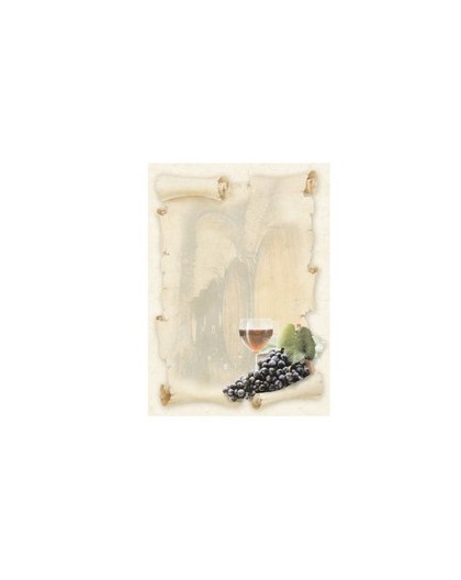 CARTA CON STAMPA "CANTINA'" A4 90GR 20FG DECADRY