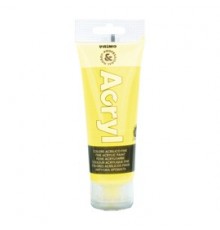 COLORE ACRILICO FINE tubo da 75ml GIALLO FLUO