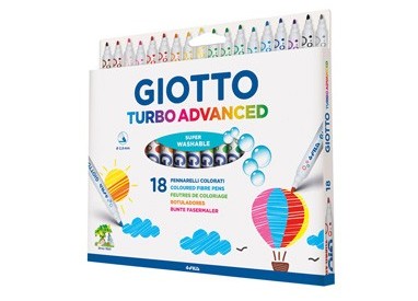 ASTUCCIO 18 PENNARELLI GIOTTO TURBO ADVANCED