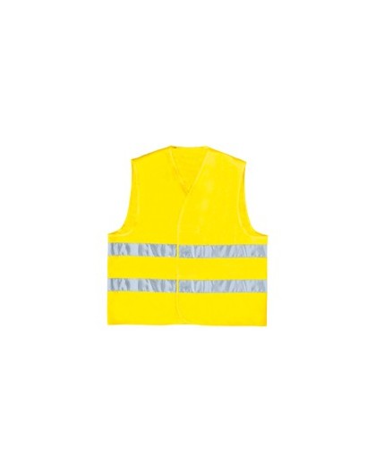 GILET ALTA VISIBILITA' GIALLO FLUO Tg. L