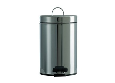 PATTUMIERA 3Lt A PEDALE IN ACCIAIO INOX