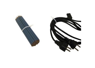 BUSTA 100 FASCHETTE IN NYLON 200X2,5 MM BIANCO