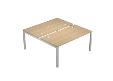 SCRIVANIA a 2 POSTAZIONI CONTRAP.120X168cm ROVERE - AGORA'