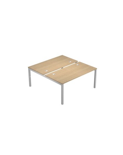 SCRIVANIA a 2 POSTAZIONI CONTRAP.160X168cm ROVERE - AGORA'