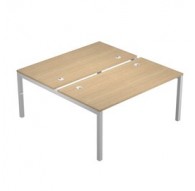 SCRIVANIA a 2 POSTAZIONI CONTRAP.160X168cm ROVERE - AGORA'