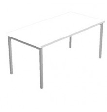 SCRIVANIA LINEARE 120X80cm BIANCO - EASY Plus