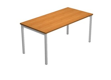 SCRIVANIA LINEARE 120X80cm NOCE CHIARO - EASY Plus