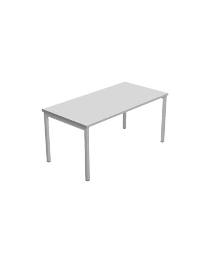 SCRIVANIA LINEARE 120X80cm GRIGIO - EASY Plus
