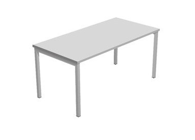 SCRIVANIA LINEARE 120X80cm GRIGIO - EASY Plus
