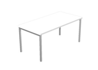 SCRIVANIA LINEARE 140X80cm GRIGIO - EASY Plus