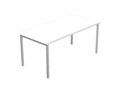 SCRIVANIA LINEARE 160X80cm BIANCO - EASY Plus