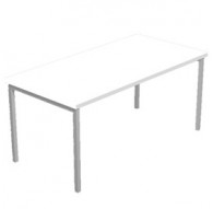 SCRIVANIA LINEARE 160X80cm BIANCO - EASY Plus