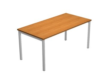 SCRIVANIA LINEARE 160X80cm NOCE CHIARO - EASY Plus