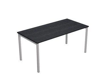 SCRIVANIA LINEARE 160X80cm NERO VENATO FRASS. - EASY Plus