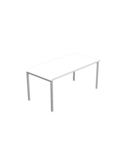SCRIVANIA LINEARE 180X80cm BIANCO - EASY Plus