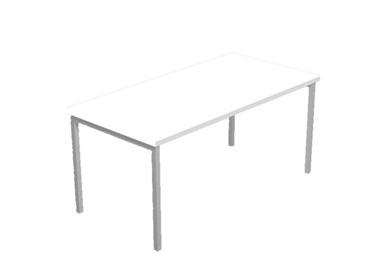 SCRIVANIA LINEARE 180X80cm BIANCO - EASY Plus