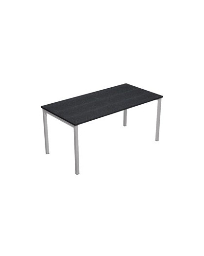 SCRIVANIA LINEARE 180X80cm NERO VENATO FRASS. - EASY Plus
