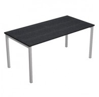 SCRIVANIA LINEARE 180X80cm NERO VENATO FRASS. - EASY Plus