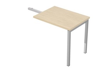 ALLUNGO REVERSIBILE DX/SX 80x60cm FAGGIO per SCRIVANIE EASY Plus