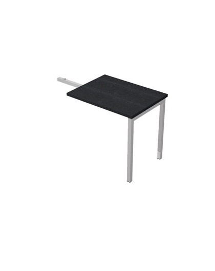 ALLUNGO REVERSIBILE DX/SX 80x60cm NERO VENATO FRASS.per SCRIVANIE EASY Plus