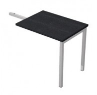 ALLUNGO REVERSIBILE DX/SX 120x60cm NERO VENATO FRASS. per SCRIVANIE EASY Plus
