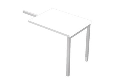 ALLUNGO REVERSIBILE DX/SX 140x60cm BIANCO per SCRIVANIE EASY Plus