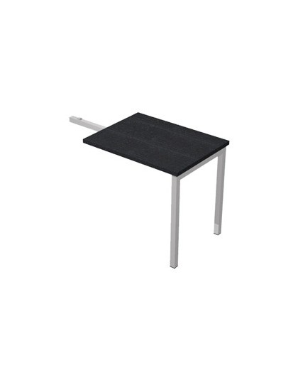 ALLUNGO REVERSIBILE DX/SX 140x60cm NERO VENATO FRASS. per SCRIVANIE EASY Plus