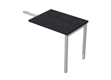 ALLUNGO REVERSIBILE DX/SX 140x60cm NERO VENATO FRASS. per SCRIVANIE EASY Plus
