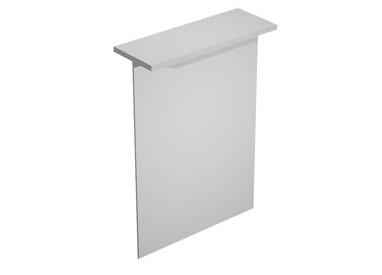 SOPRALZO RECEPTION per SCRIVANIE da 80cm GRIGIO - EASY